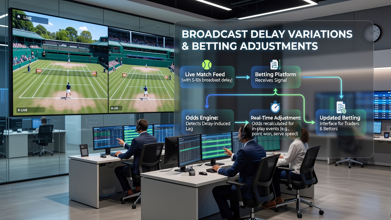 Live odds board displaying real-time tennis betting adjustments during a Grand Slam match