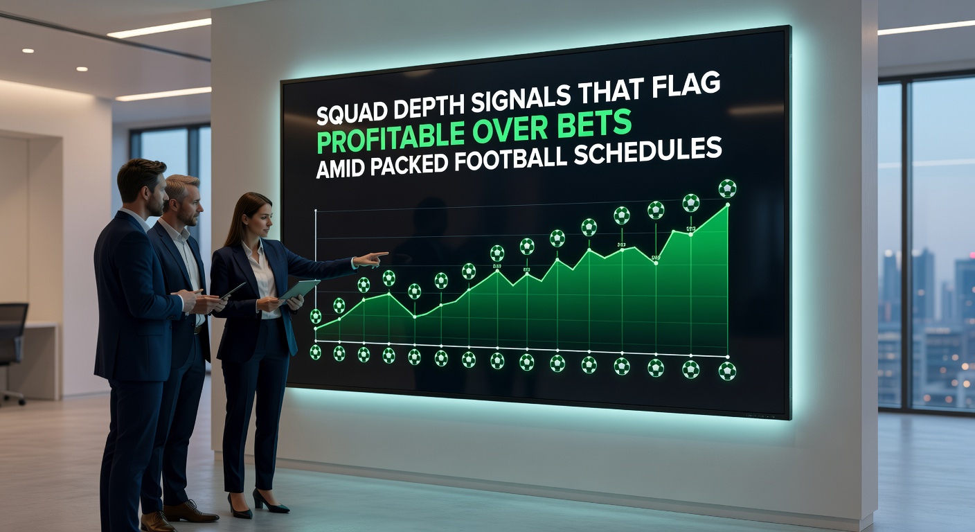 Detailed squad depth analysis graphic highlighting rotation patterns across major European leagues during congested periods